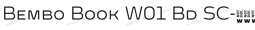 Bembo Book W01 Bd SC字体转换
